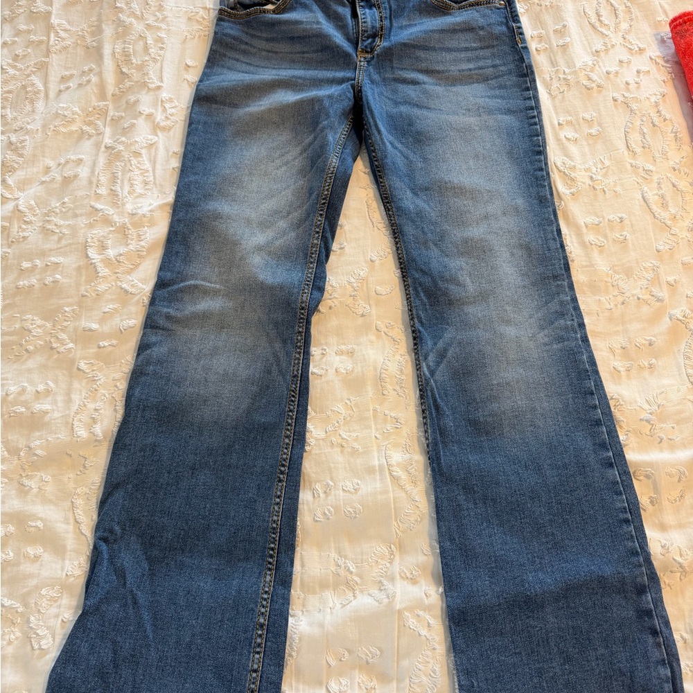 Wrangler Women's Boot Cut Jeans in Blue Denim